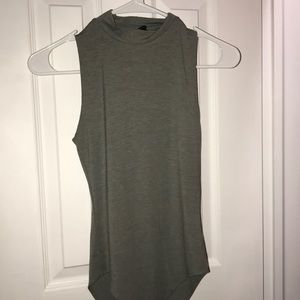 Army green body suit